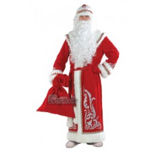 Карнавальный костюм "Дед Мороз красный аппликация"