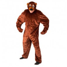 Карнавальный костюм "Медведь бурый комбинезон для взрослых"
