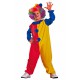 Карнавальный костюм "Клоун (красно-желтый) с колпаком"