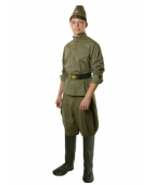 Карнавальный костюм "Солдат ВОВ для взрослых"  