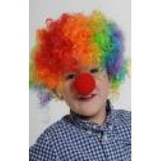 Парик клоуна разноцветный детский