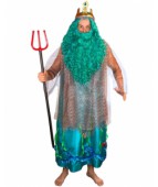 Карнавальный костюм "Нептун Водяной для взрослых"