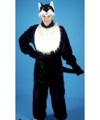 Карнавальный костюм "Кот Ученый лохматый комбинезон для взрослых"