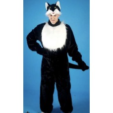 Карнавальный костюм "Кот Ученый лохматый комбинезон для взрослых"