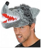 Карнавальная шапочка "Волк для взрослых зубастый"
