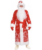 Карнавальный костюм для взрослых "Дед Мороз мех купон"
