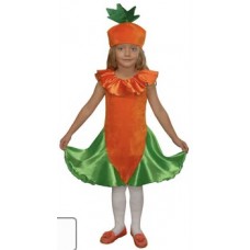 Карнавальный костюм "Морковка атлас" 