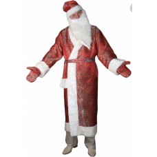 Карнавальный костюм "Дед Мороз парча для взрослых"