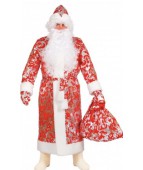 Карнавальный костюм "Дед Мороз с серебром"
