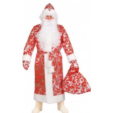 Карнавальный костюм "Дед Мороз с серебром"