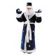 Карнавальный костюм "Дед Мороз синий мех"