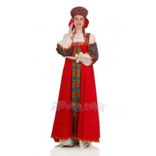 Карнавальный костюм "Русский национальный сарафан" для взрослых