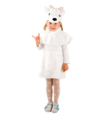 Карнавальный костюм "Козочка белая"
