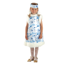 Карнавальный костюм "Снежинка (шёлк) "    