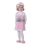 Карнавальный костюм "Кошечка розовая крошка"