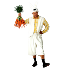 Карнавальный костюм "Заяц белый для взрослых"    