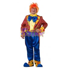 Карнавальный  костюм "Клоун Кеша красный для взрослых (2 цвета)" 