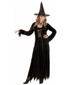 Карнавальный костюм "Ведьма черная для взрослых"