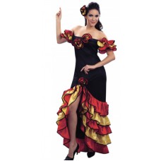 Карнавальный костюм "Испанский танцевальный для взрослых"
