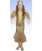 Карнавальный костюм "Золотая рыбка чешуя"