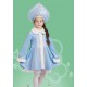 Карнавальный костюм "Снегурочка внучка в голубом"  