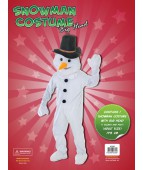 Карнавальный костюм "Снеговик для взрослых"
