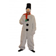 Карнавальный костюм "Снеговик Снежок для взрослых"
