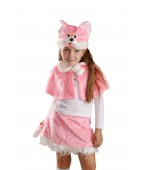 Карнавальный костюм "Кошечка розовая"
