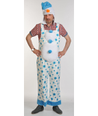 Карнавальный костюм "Снеговик плюш для взрослых"