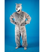Карнавальный костюм "Волк лохматый комбинезон для взрослых"