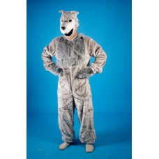 Карнавальный костюм "Волк лохматый комбинезон для взрослых"