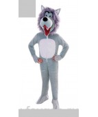 Карнавальный костюм "Комбинезон с головой волка для взрослых"