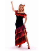 Карнавальный костюм "Танцовщица фламенко" для взрослых