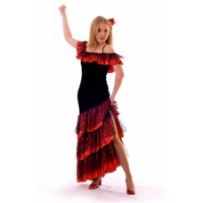 Карнавальный костюм "Танцовщица фламенко" для взрослых