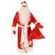 Карнавальный костюм "Дед Мороз красный с узором" Новогодний