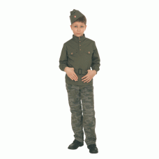 Карнавальный костюм "Солдат ВОВ гимнастерка детская"