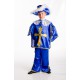 Карнавальный костюм "Мушкетер" синий.